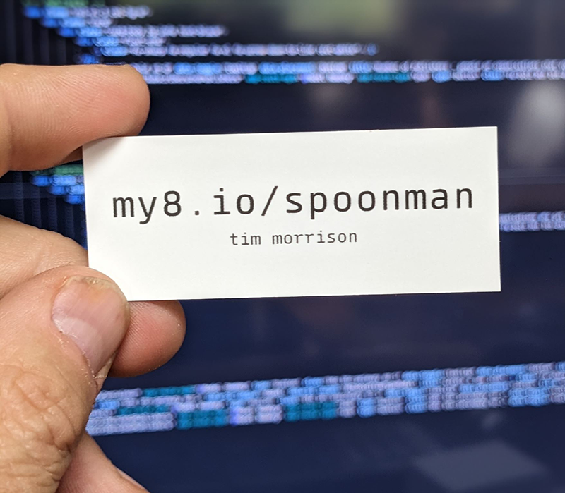 Perpetual Business Card for SPOONMAN